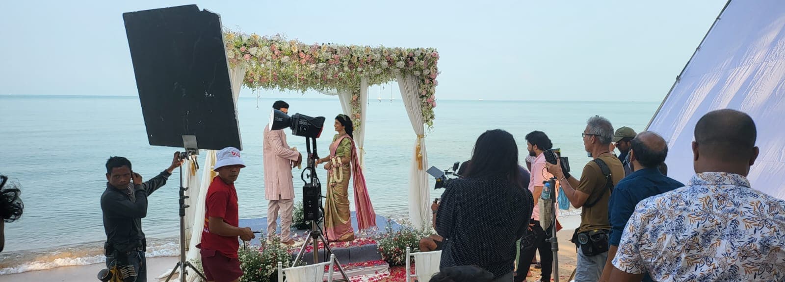 Elaborate film set in Thailand