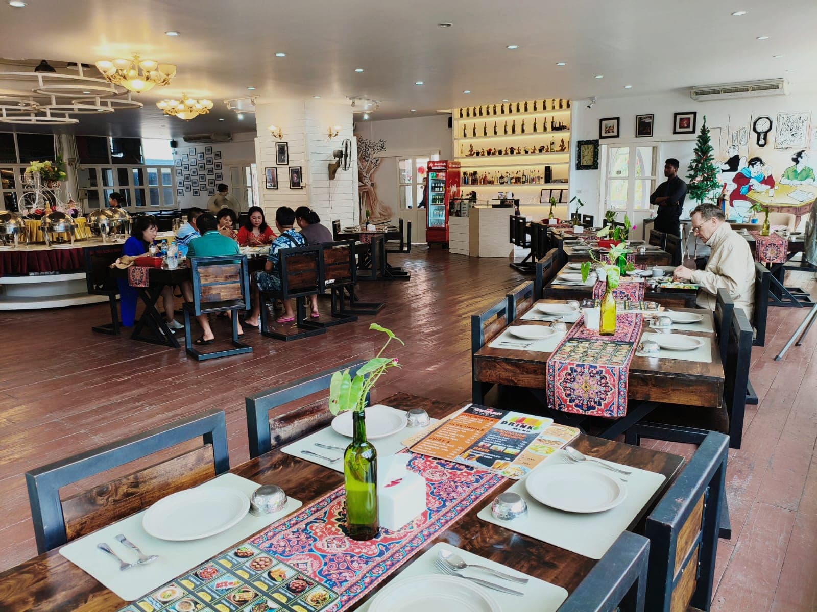 Malgudi Floating Market interior dining area