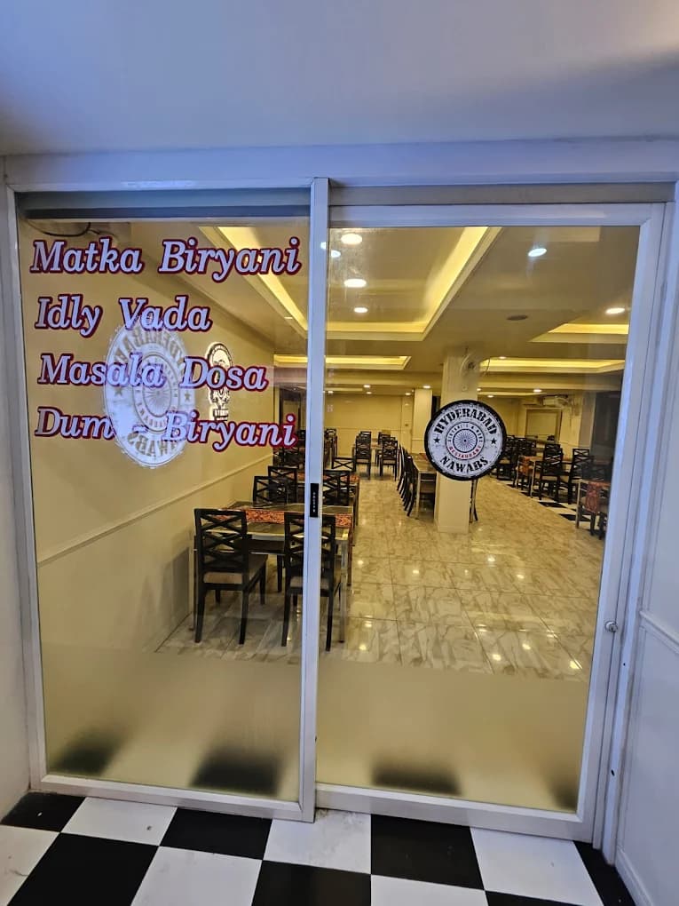 Hyderabadi Nawabs storefront beside The Beverly Hotel